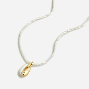 J. Crew NWT Seashell Charm Necklace